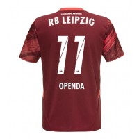 Camiseta RB Leipzig Lois Openda #11 Visitante Equipación 2024-25 manga corta